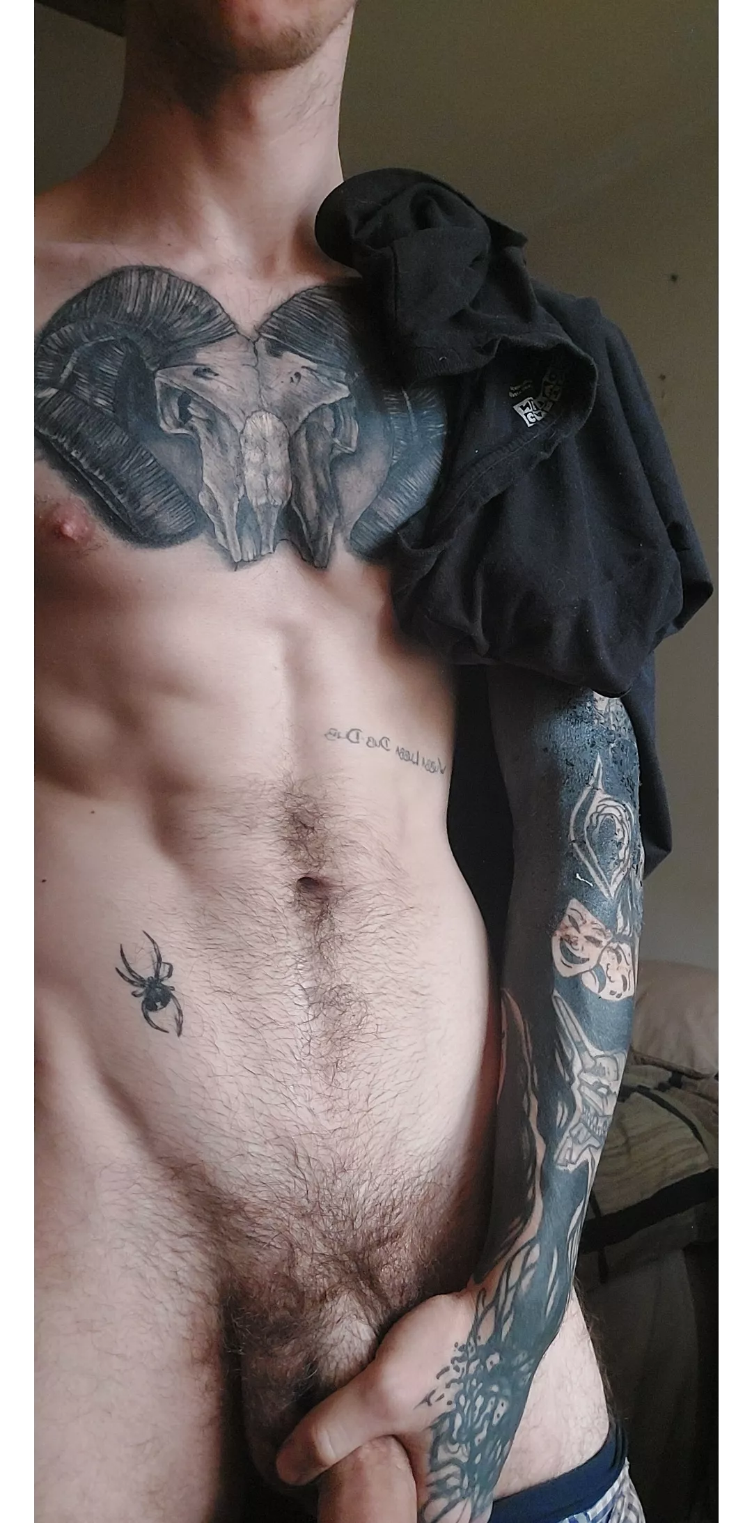Tatted and slightly hairy  posted by Acrobatic-Bake2084