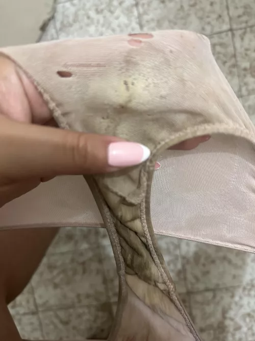 The dirtiest thong... one month of use  by Wonderful_Step_3851