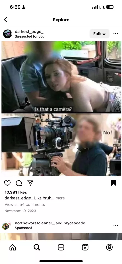 A common thought I have during videos. Also does anyone know the girls name in this pic? I know it’s faketaxi but don’t know her name. by Sad_Professional9395