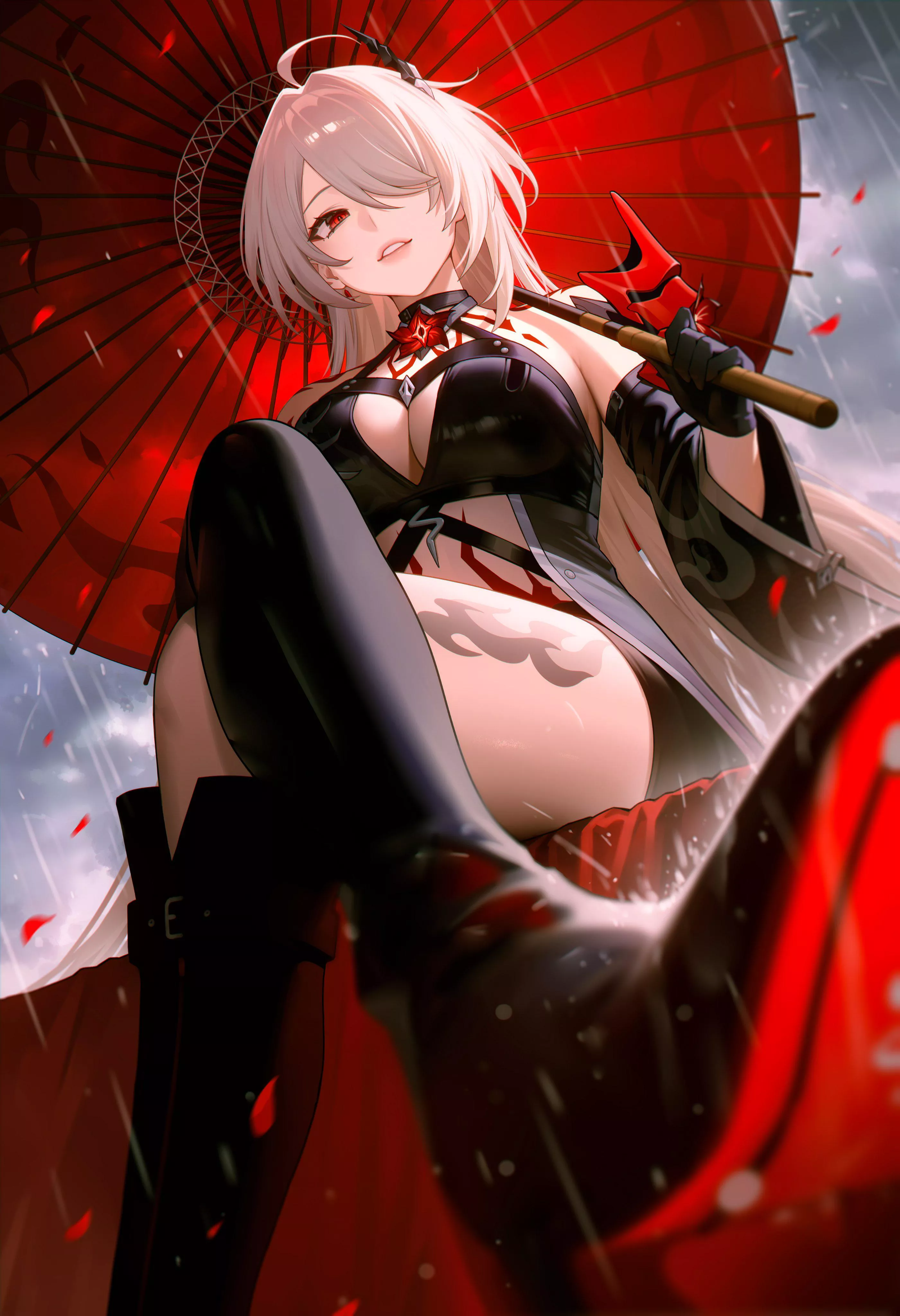 Acheron in the Rain [Honkai Star Rail] posted by CheetahSperm18