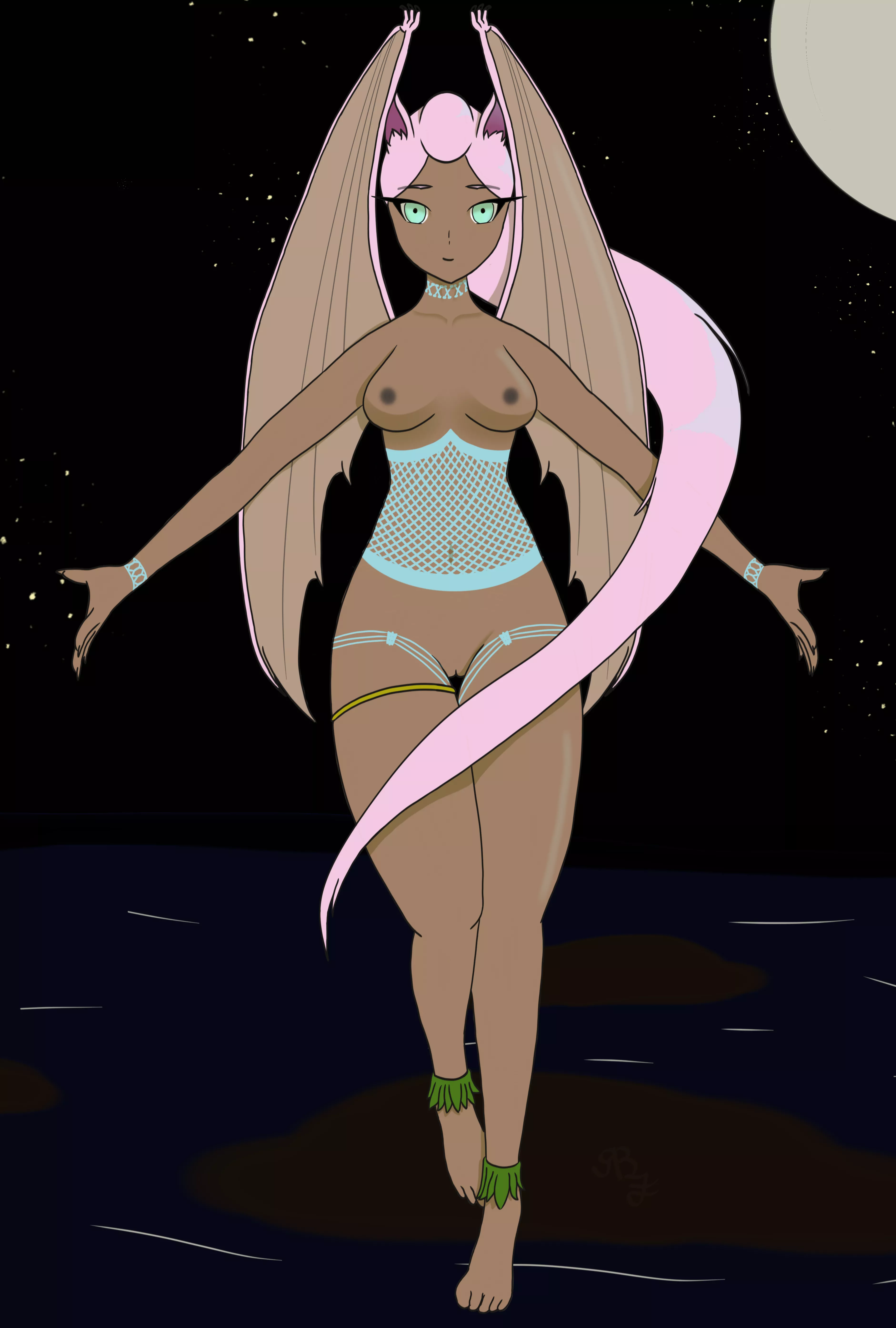 Bat Goddess waiting for her hug. (RavenBladeFashion) posted by Vidas_Night