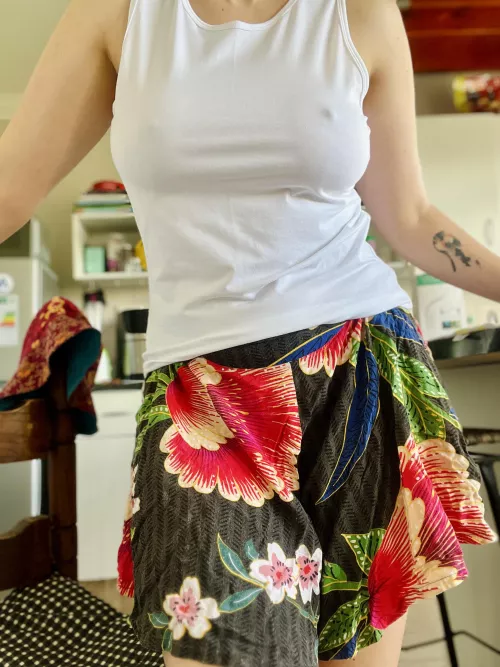 Braless on a sunny day by annaninababe