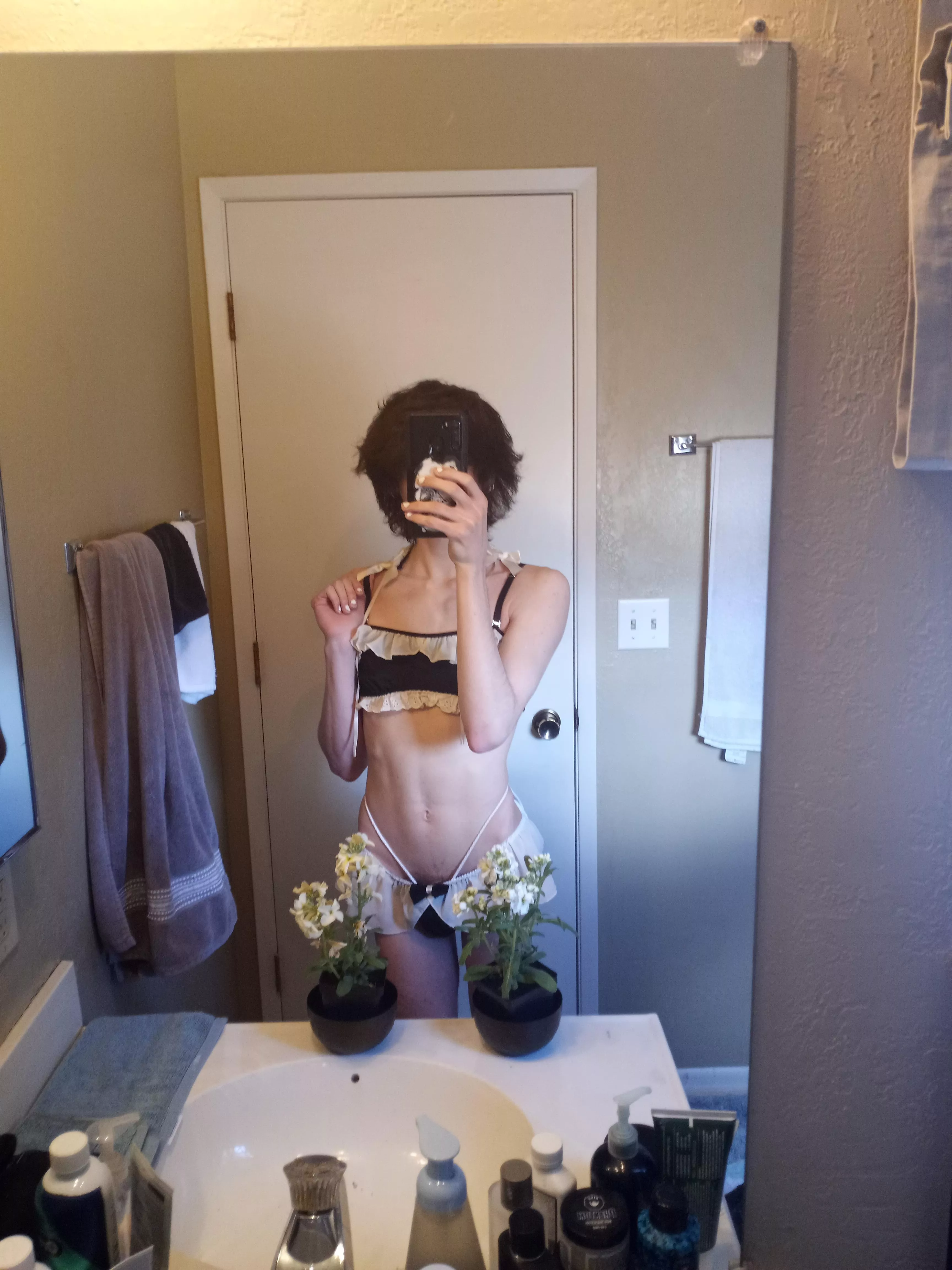 do you think my bf will love my swimsuit? <3 posted by AdoraBunnii