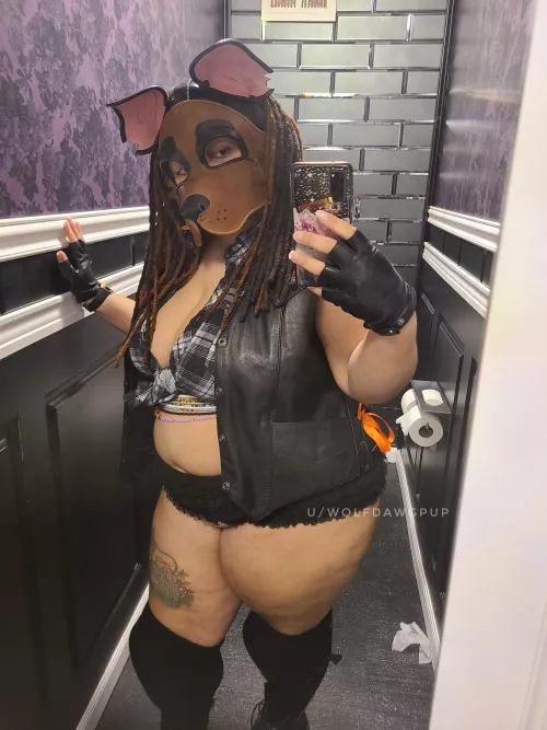 Dungeon Night Pup! Got lots of impact and pets  by WolfDawgPup