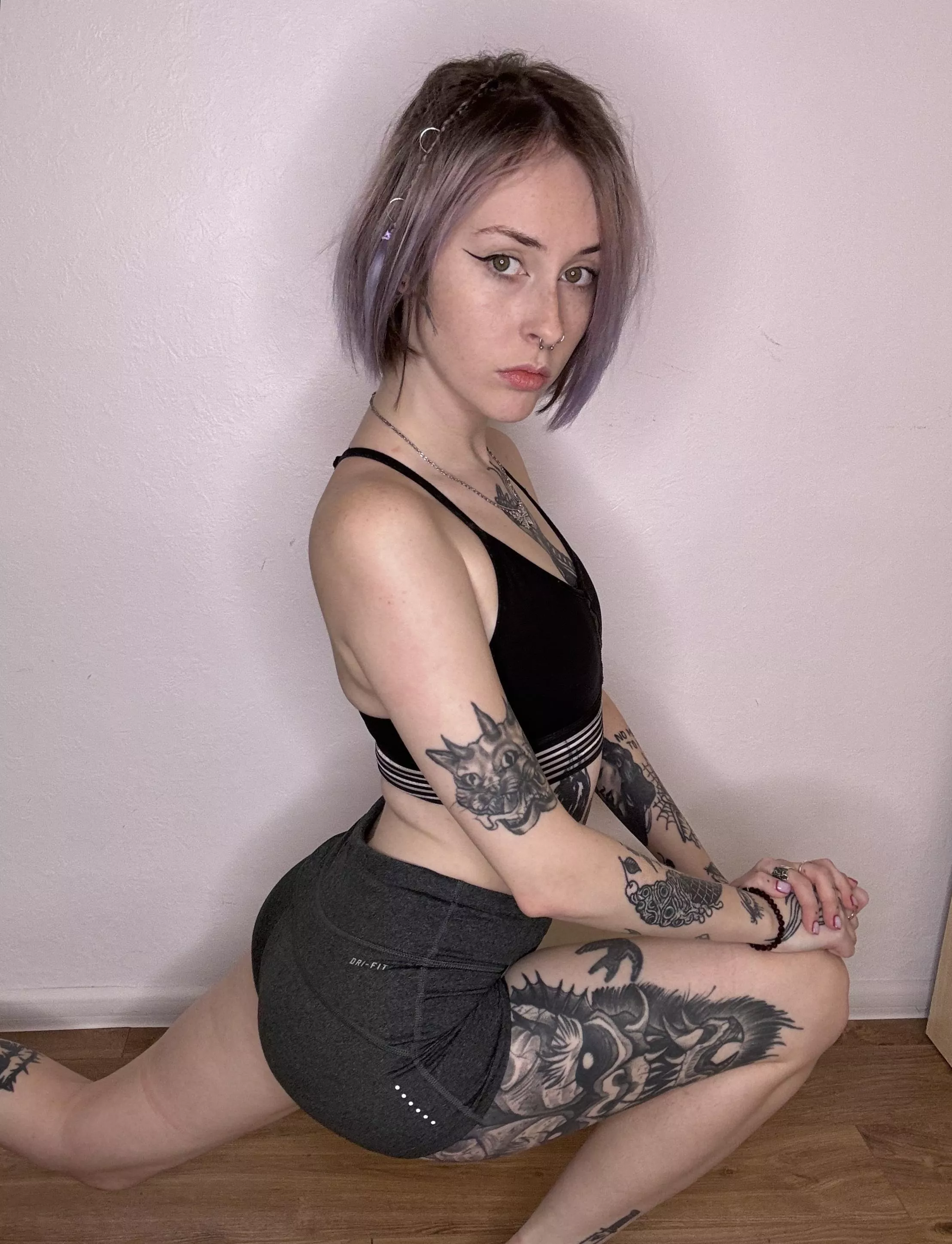 (F) Oh, you've noticed my yoga practices posted by Womanlyclary12