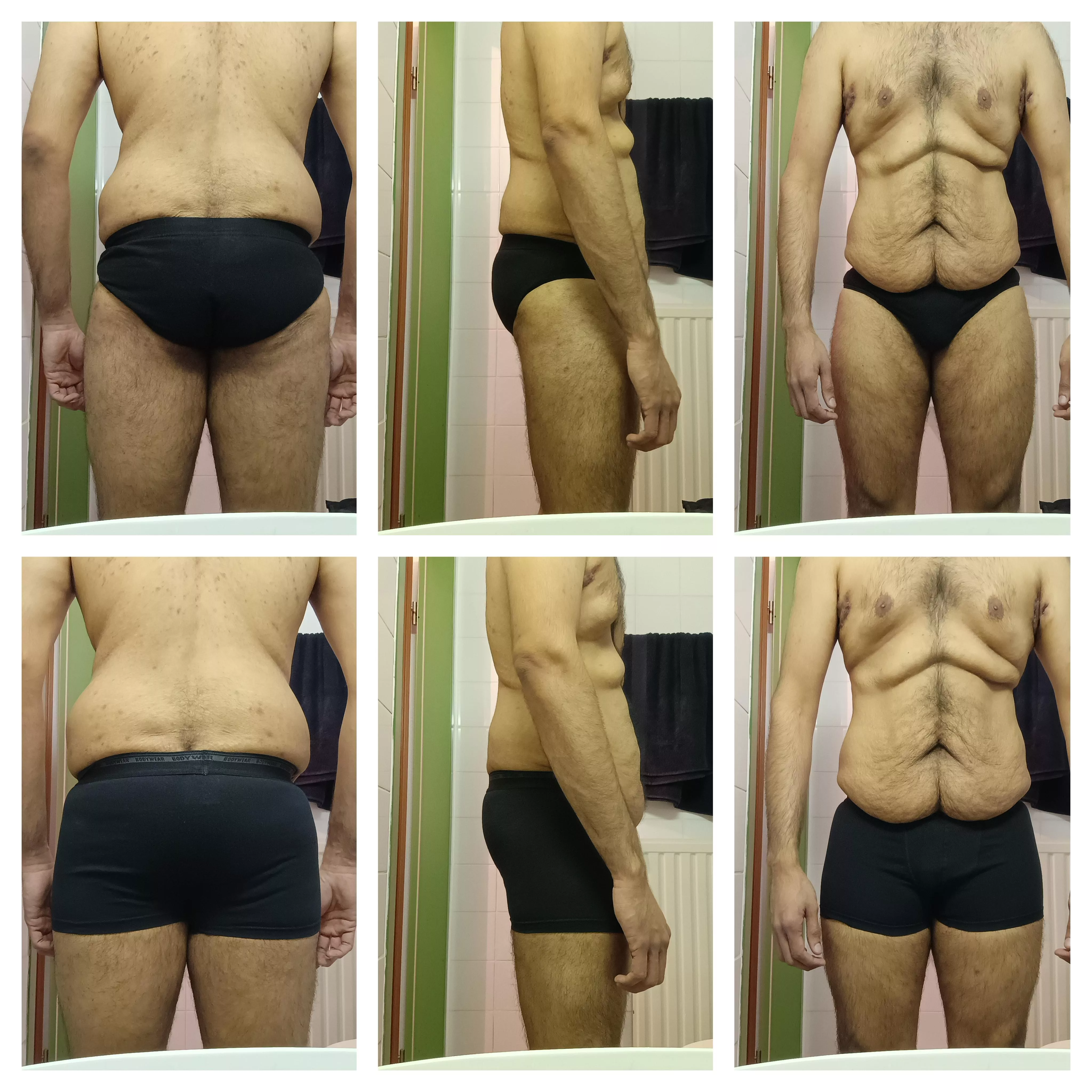 For the last time: briefs (top) or trunks (bottom), which suit me better?  posted by Throwaway292729291