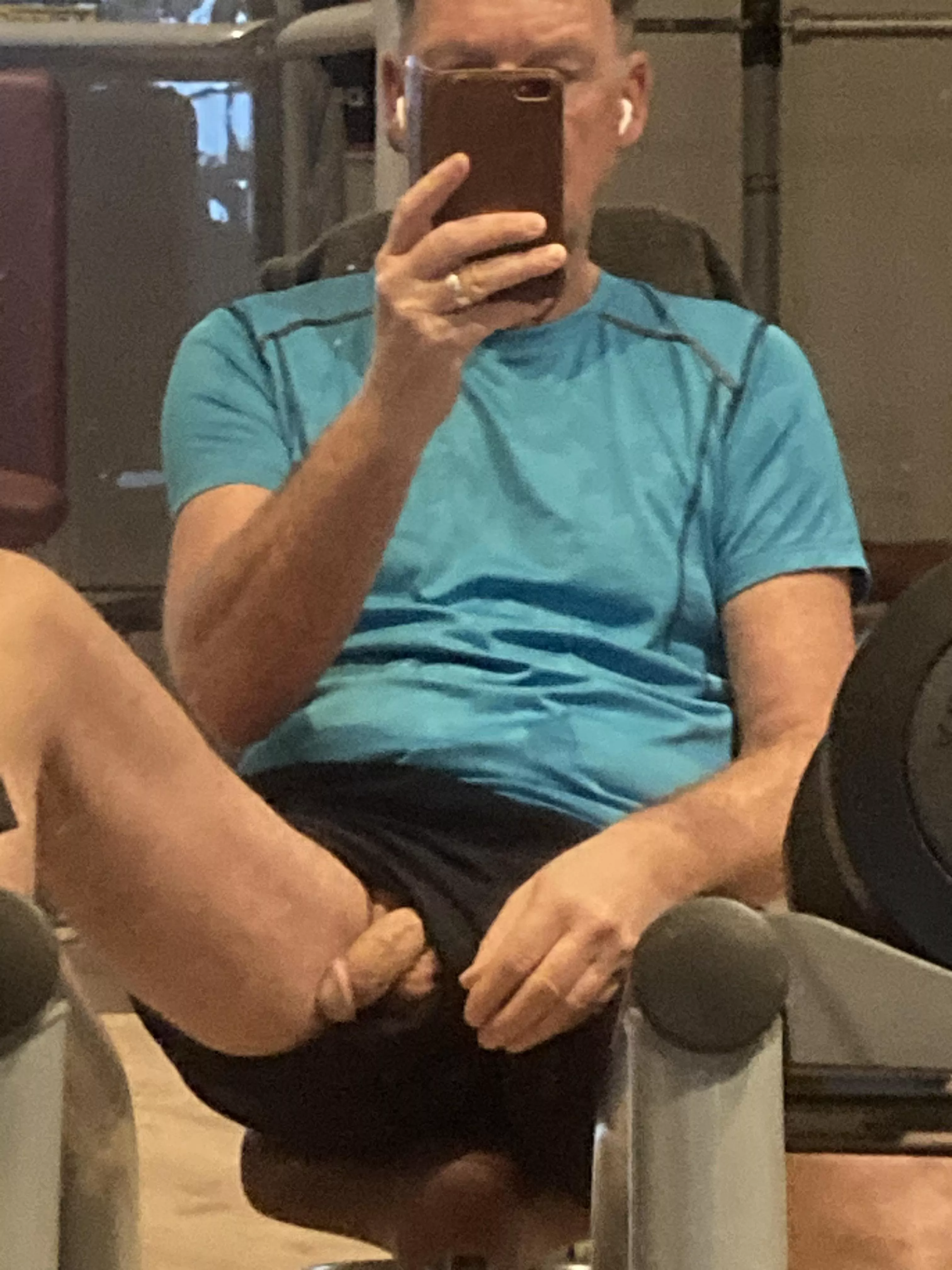 Going commando in the gym posted by Party-Bluebird495