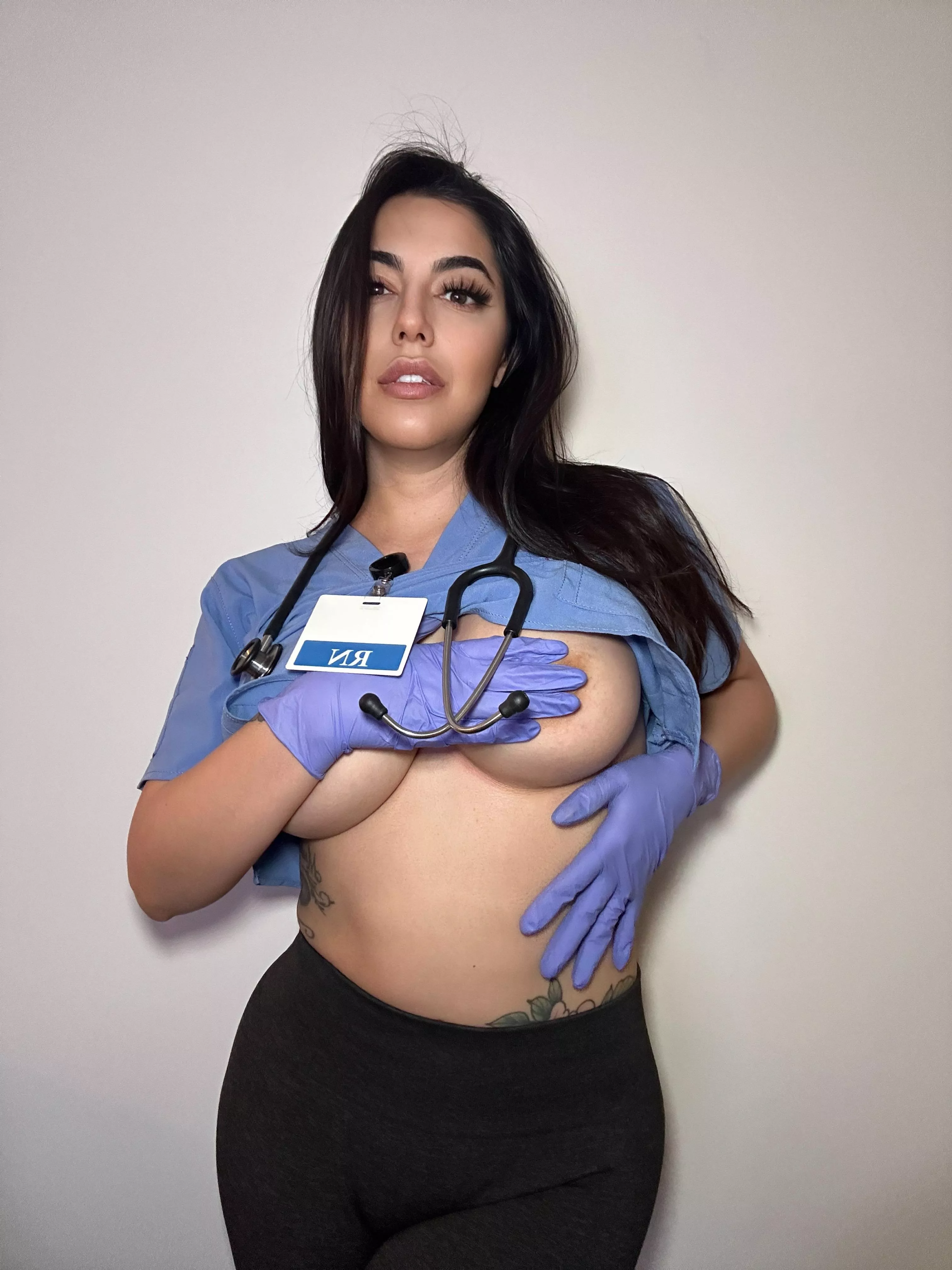 I hope you’re ready for your daily naughty nurse therapy. posted by nurse_cherxo