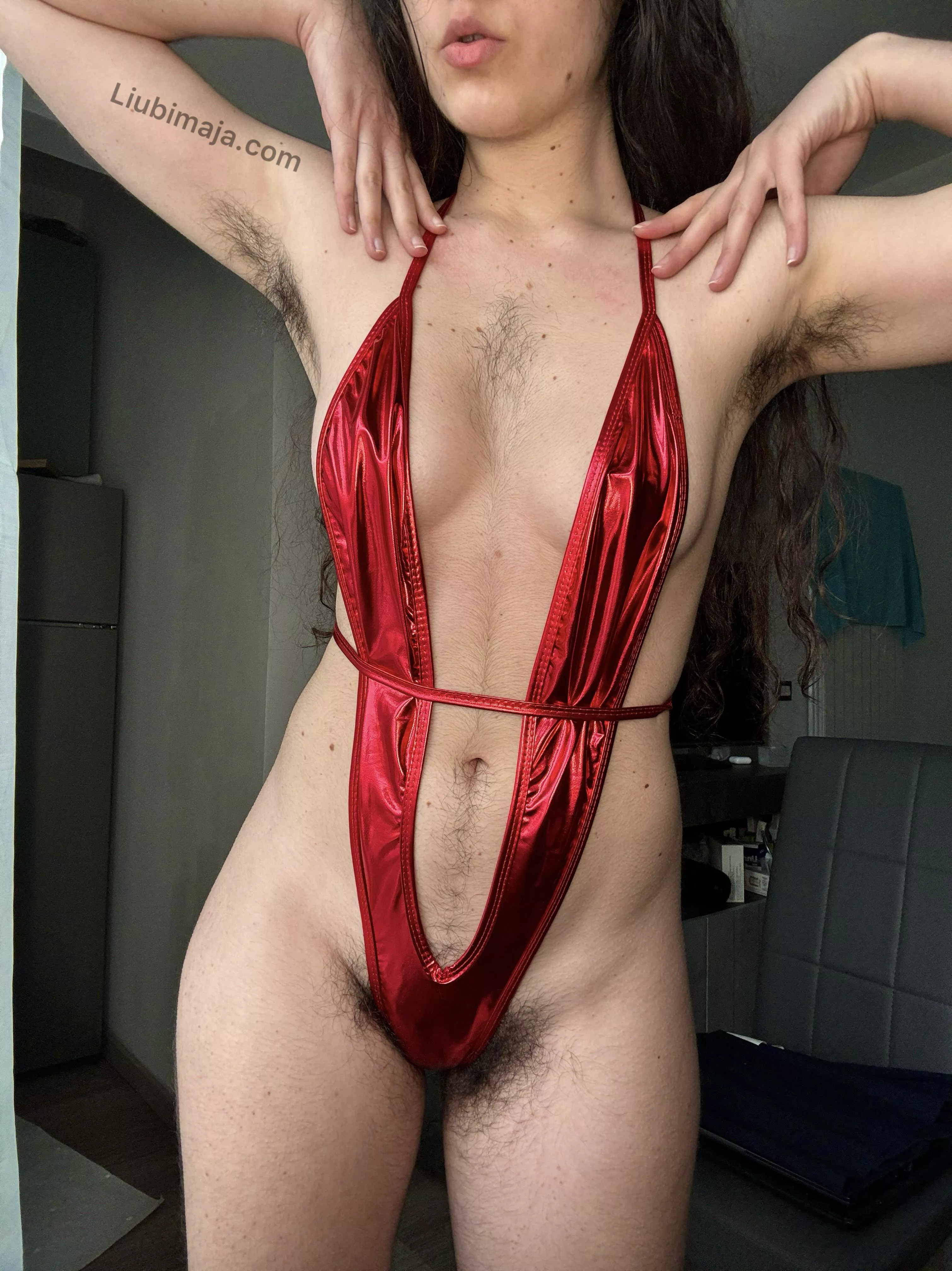 It is your job to worship my extremely hairy armpits  posted by Liubimaja4u