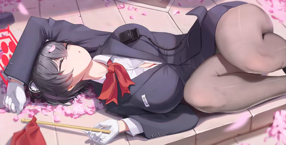 Kasuga Tsubaki [Blue Archive] by Employer-Alone