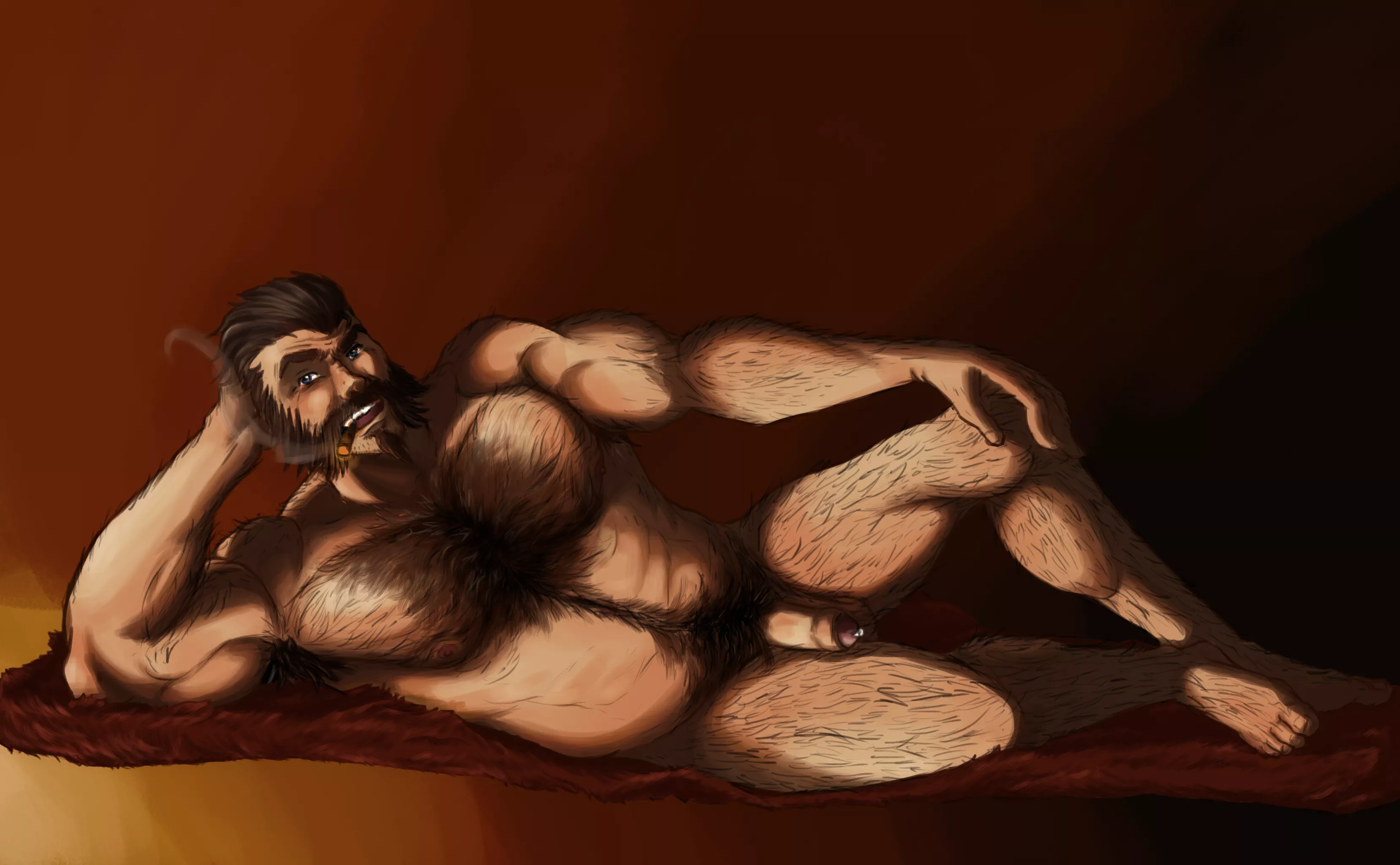 Lounging Graves from League of Legends (OC) posted by Crunchyraccoon