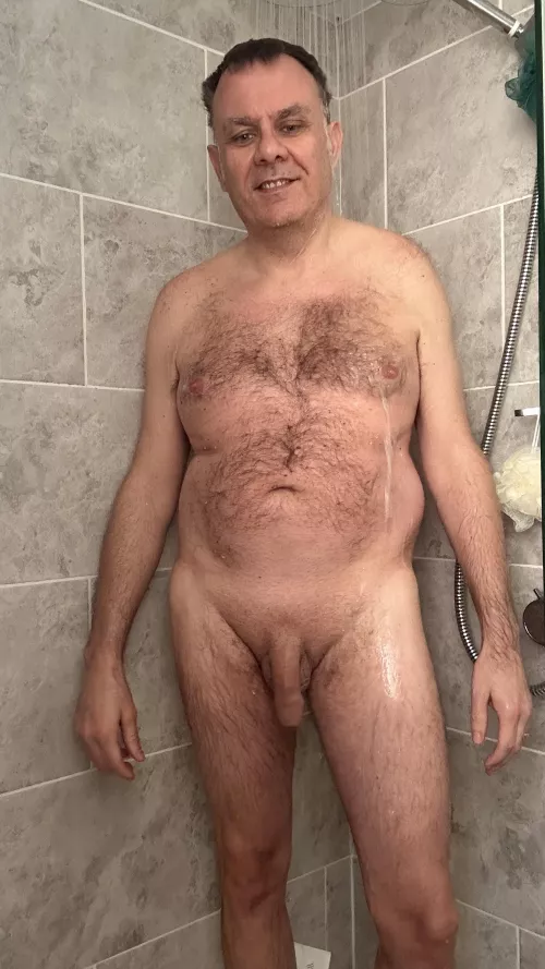 Mature guy in a shower by Impossible-Sense738