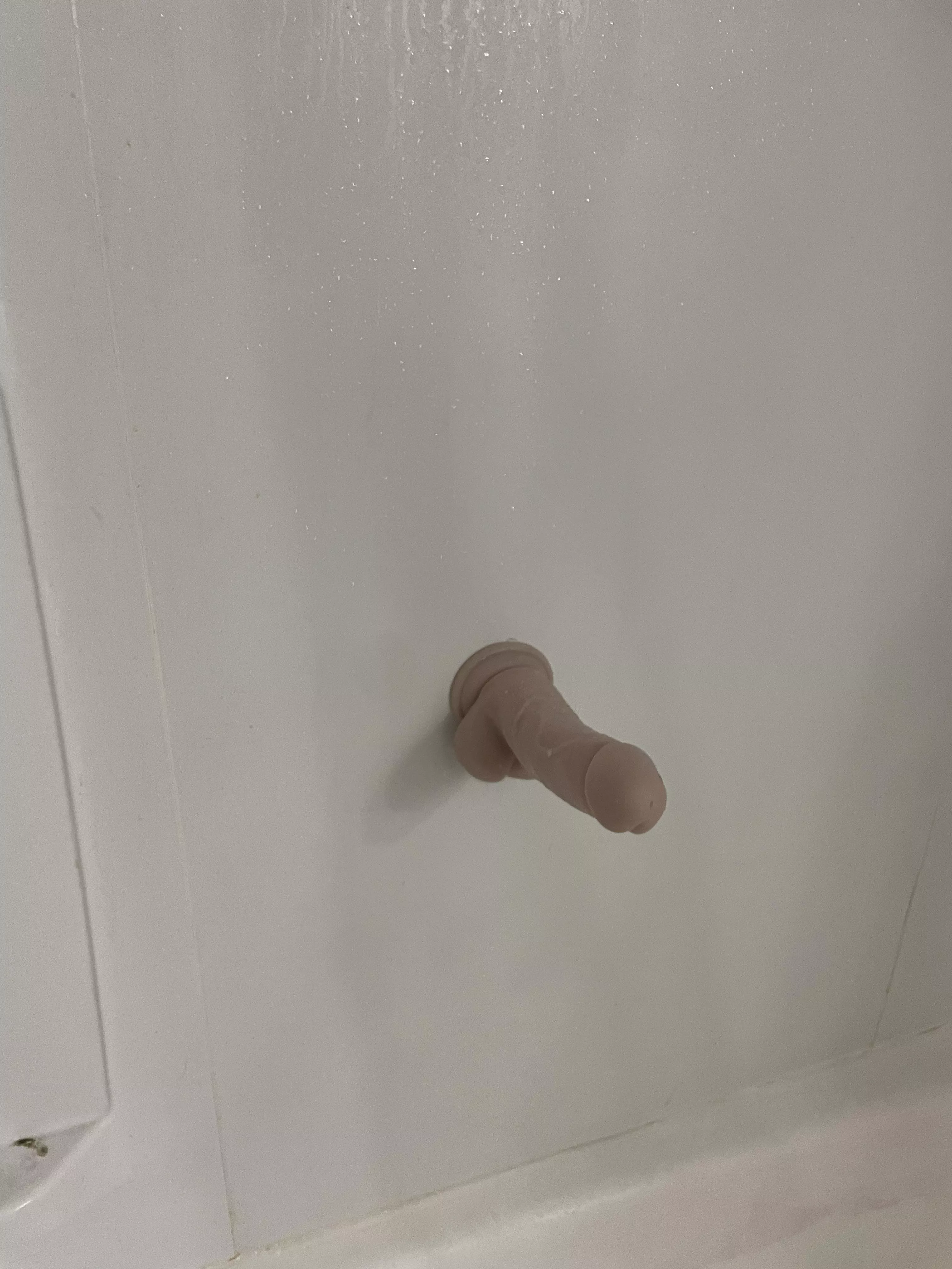 My dildo’s name is Ryan and he stays like this in the shower 24/7. posted by NauralSub