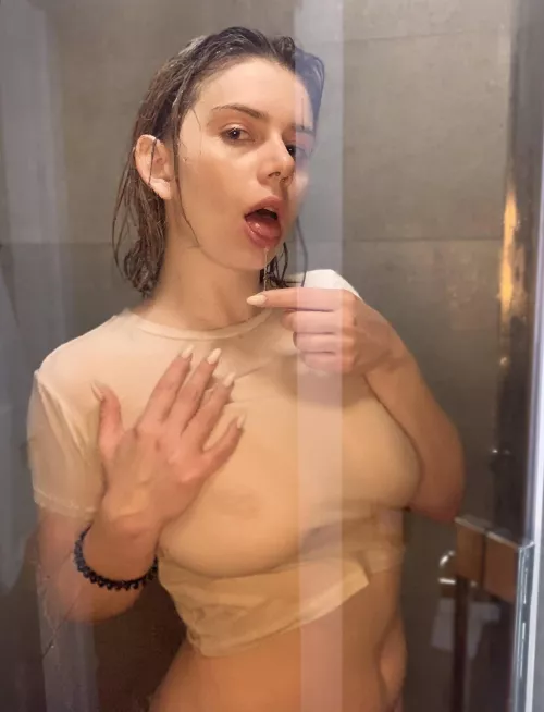 Oops looks like the shirt is a little wet lol by AstutelyRefuel