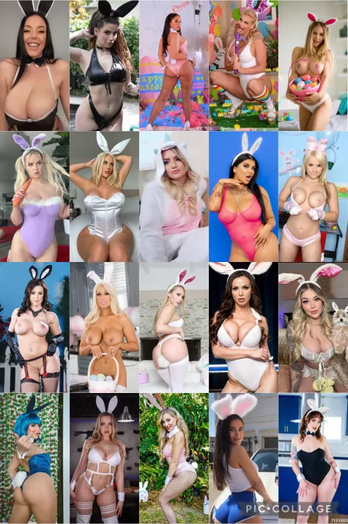Pick 2 bunny sluts for your Easter threesome! 🐇🐇  by XXXPORN9