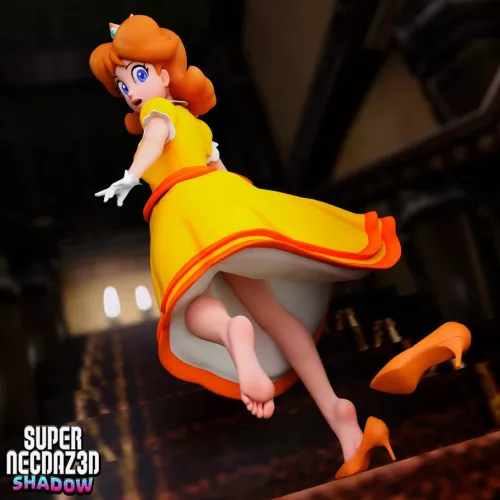 Princess Daisy (Super Mario Bros) [Artist: Necdaz3D] by ComaOfSouls