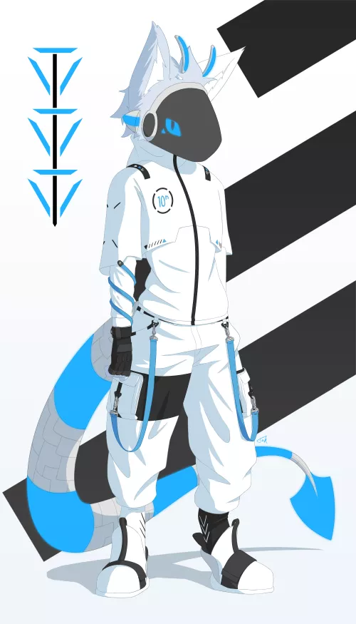 Techwear Proto [OC] by DegenerateWanderer