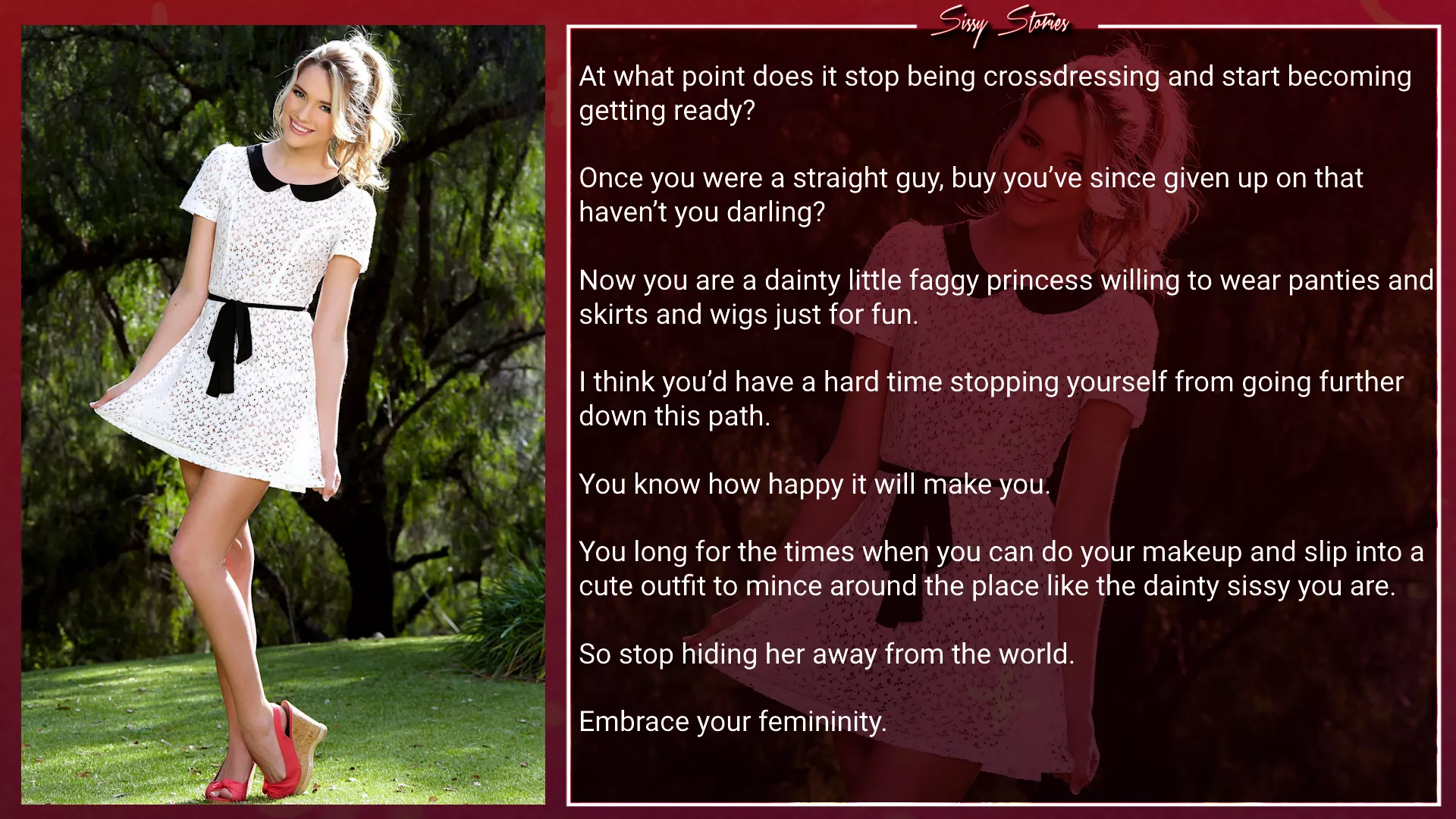 Twining posted by SissyStories01