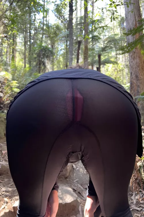 Visibly plugged on my hike during a busy day by eelaune