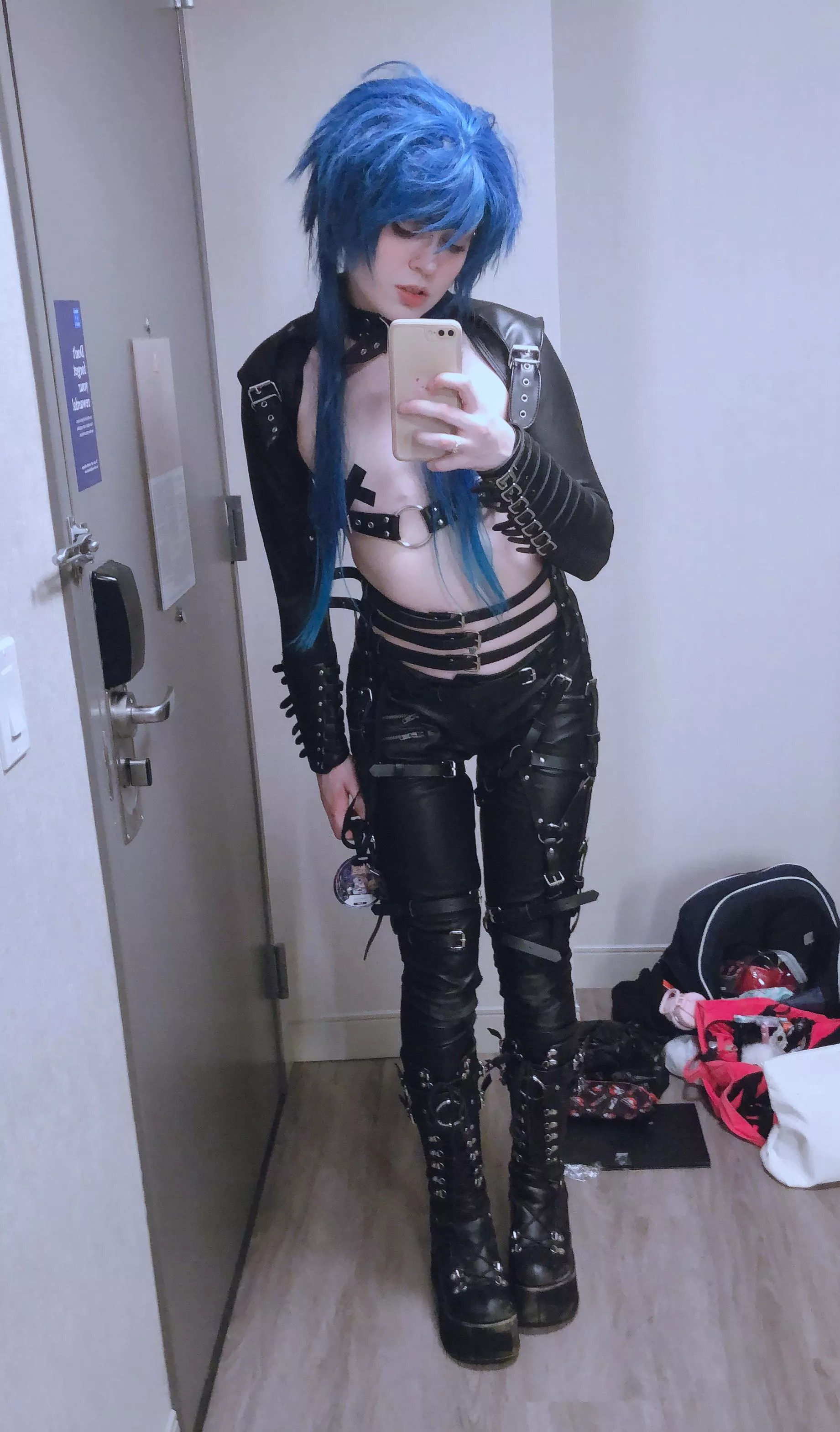 all tied up ⛓️  posted by beariesandcream