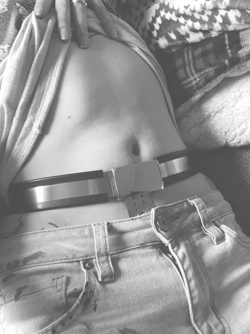 Always a bit visible~ by Chastityslut4679