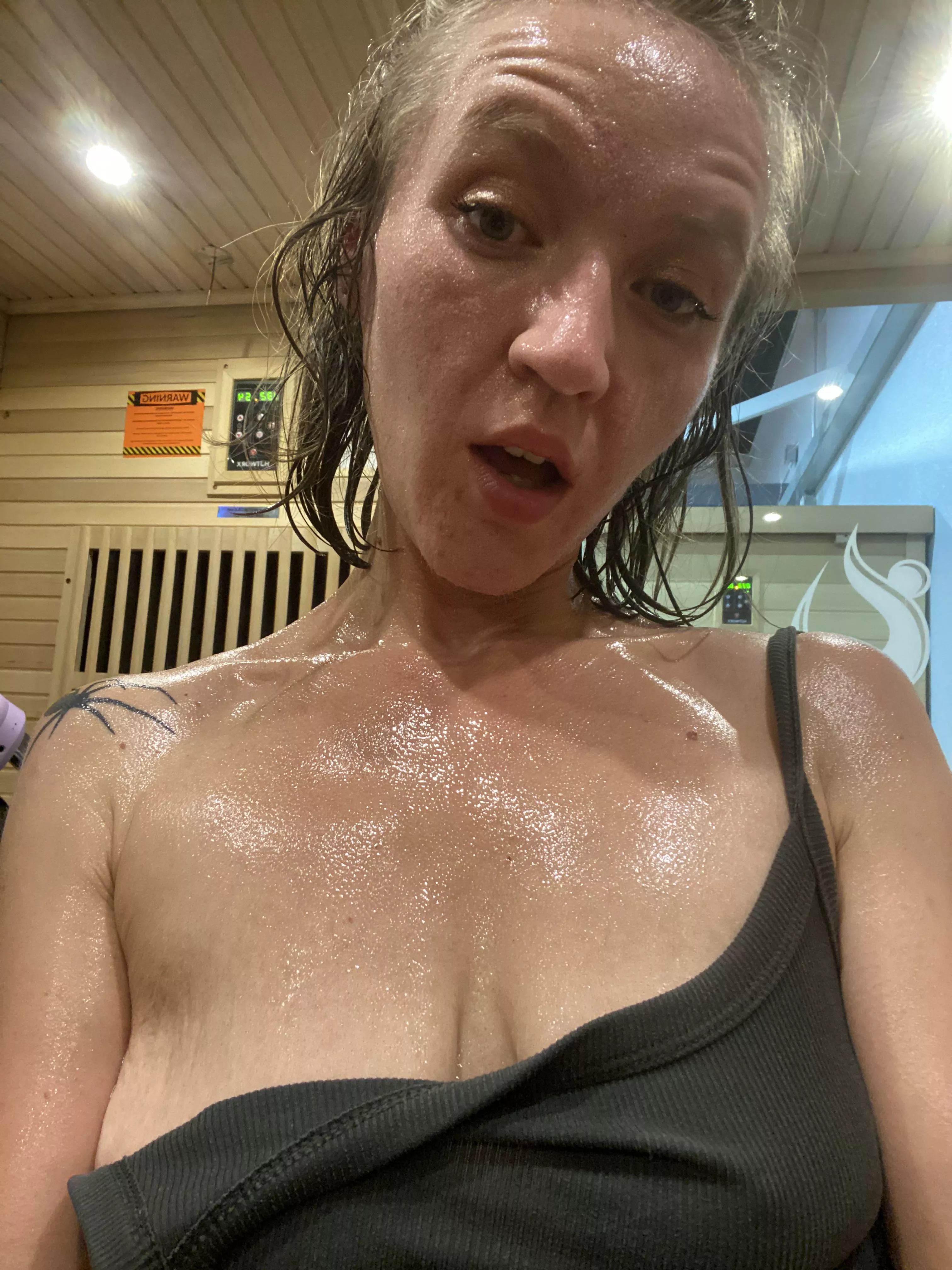 Always dripping after my sauna cycle class posted by SpitInMyMouth420_