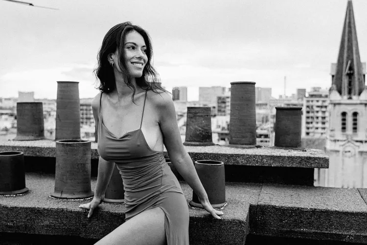 Caroline on Paris roofs by DlngoLex