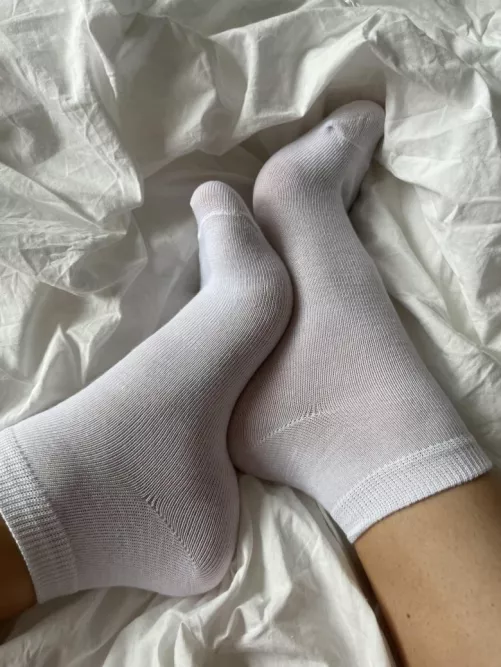 Do you like my white ankle socks? [F] by Middle_Performer4821