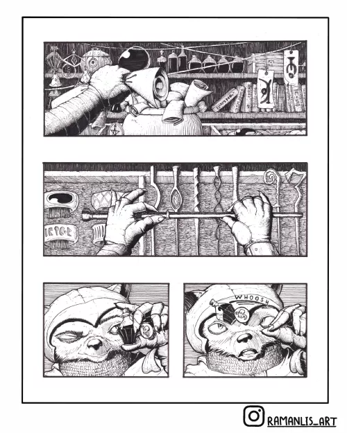 Fox tale. Instacomics. p.8.3 by Raman_Lis