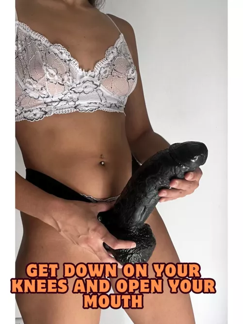 get down on your knees and open your mouht by Proper_Barber5117