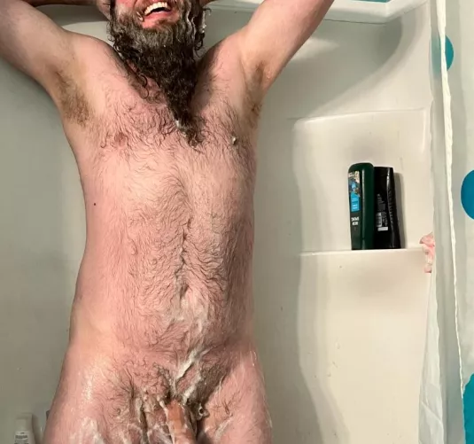 Happy place.🚿🧼🫧 by BeardeddBombshell