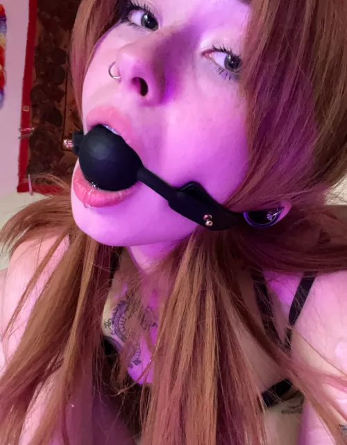 I know it's gonna be the wild ride if there is a gag in my mouth by am_ferra_