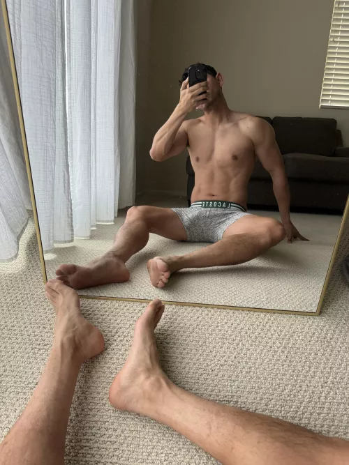 Just finished hiking and working out. Can’t wait to get these off by FitHungAsianStud