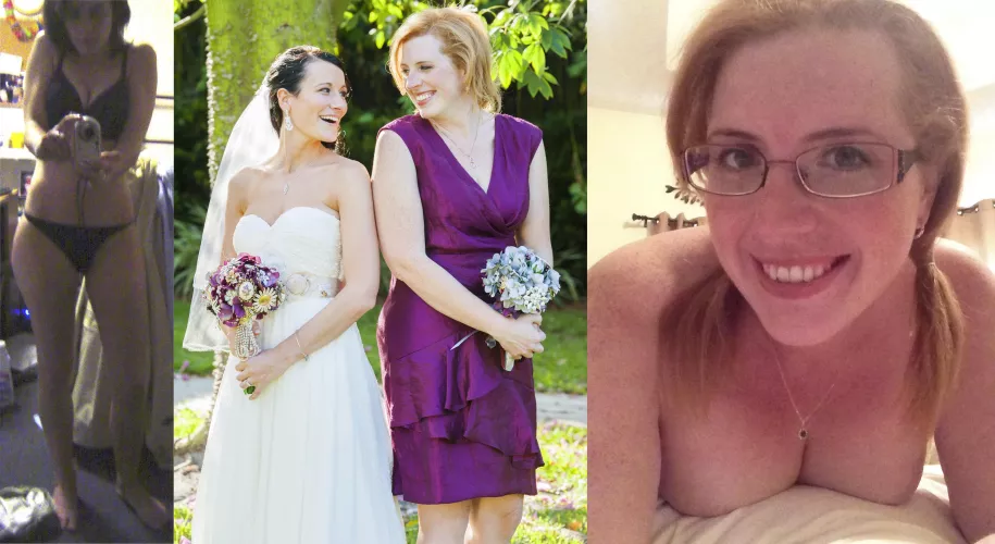 Maid of honor and Bride show off by Dizzy_Mood_8900