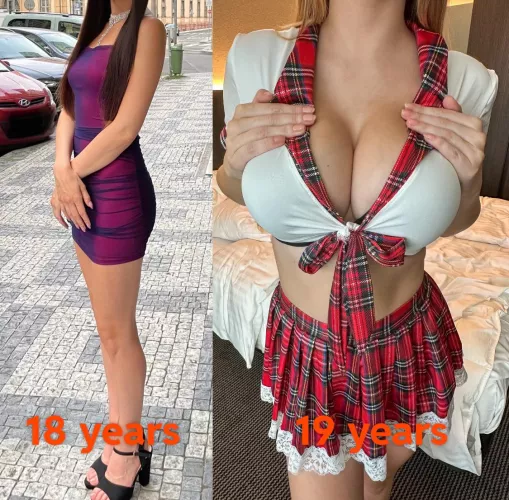 Me (18) vs Me (19)  by RC2003XXX