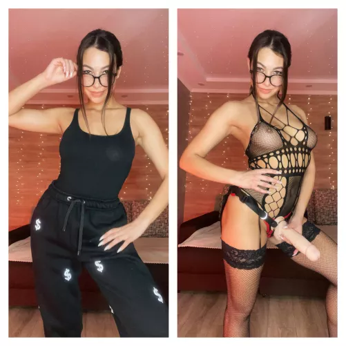 Me at home alone VS me at home with you by Kristy_Frost