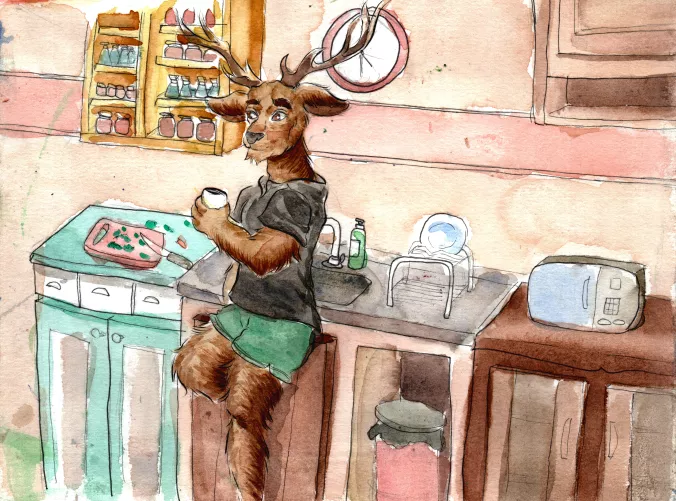 morning  by vauseart_