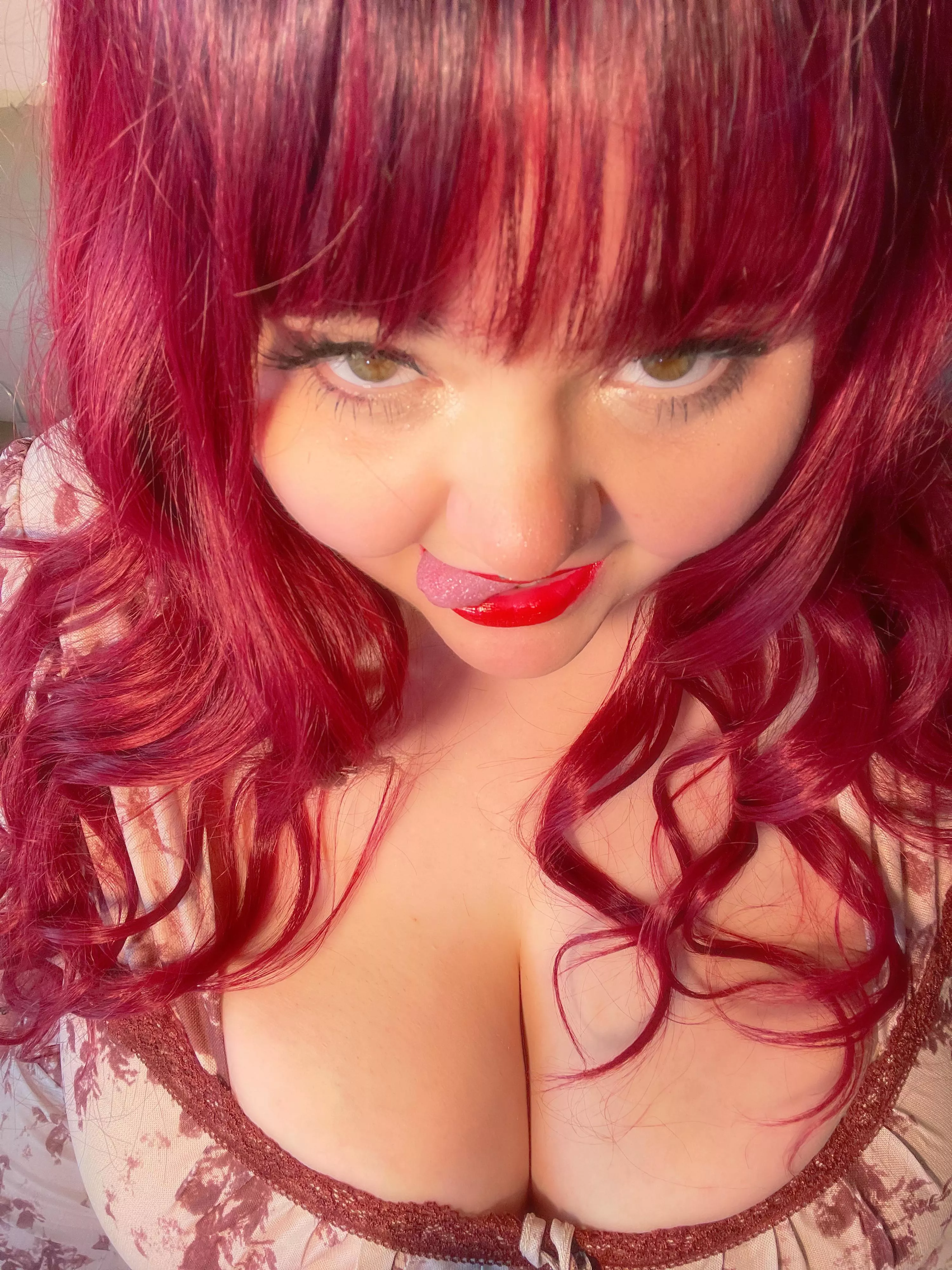 My mouth is dry, my tits are huge posted by secretgardengoddess