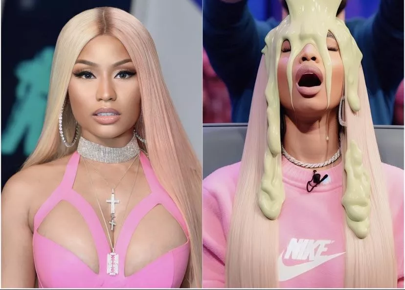 Naughty Nicki gets slimed posted by Sufficient_Bite9219