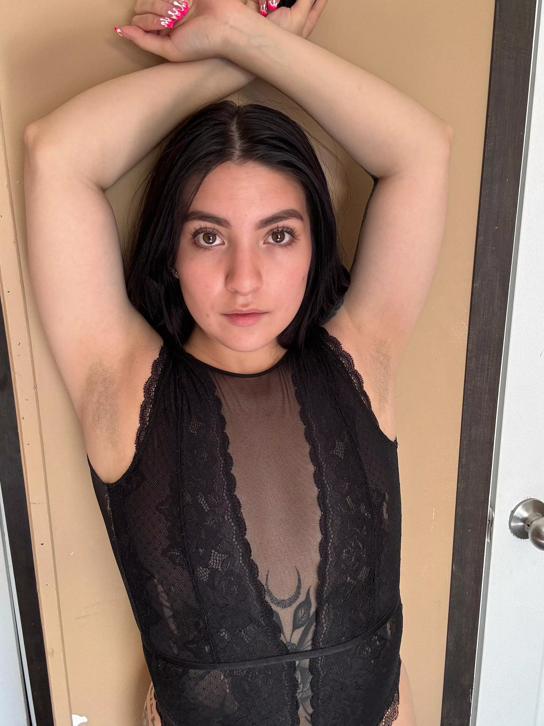 On me against the wall like this please  posted by AvaaHarlow