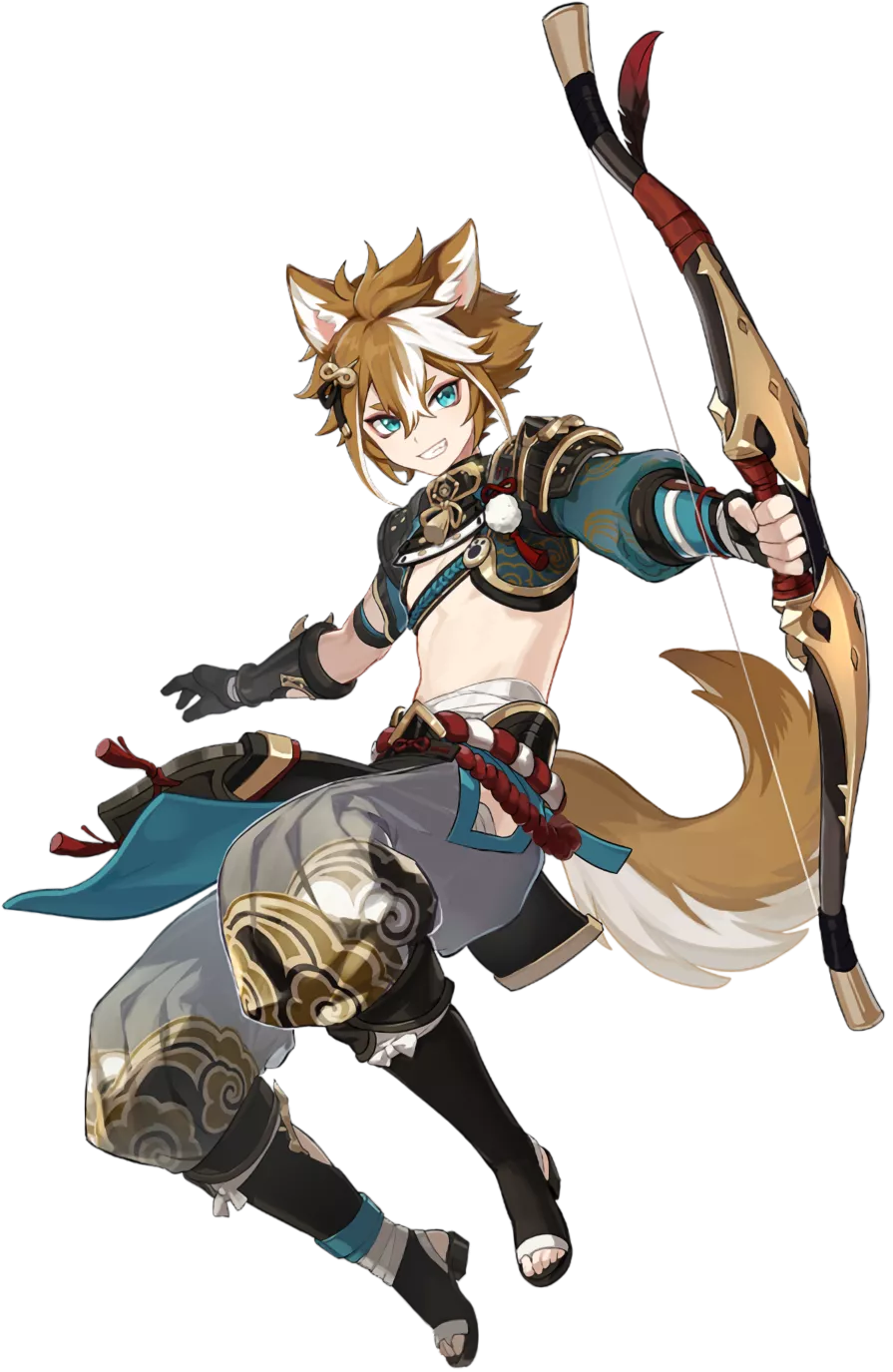 {Request}:Can I get a gorou vore please, It's very rare to fine tbh btw the character is from genshin impact. I want him to eat me when you touch his ears/tail. posted by Standard-Lunch-3927