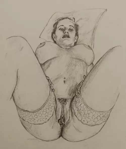 Stockings by Jimmy by Jimmys_Paintings