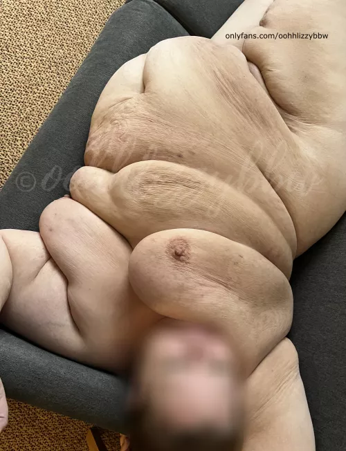 Tell me if you would like to shoot your load on my fat body standing over me like this. by oohhlizzybbw