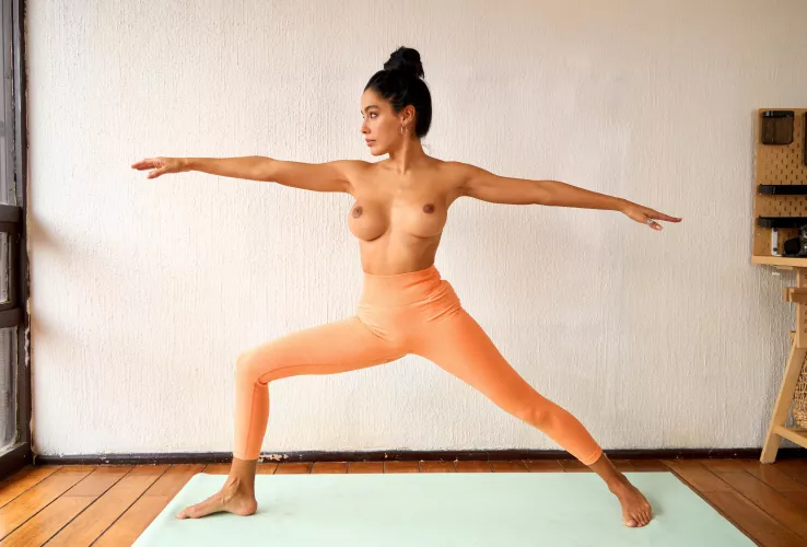 tree pose: rooted to the earth, reaching for the sky by ashydeluca