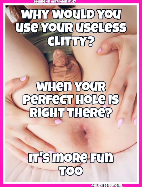 Way more fun for both of you by AlexisSissygirl