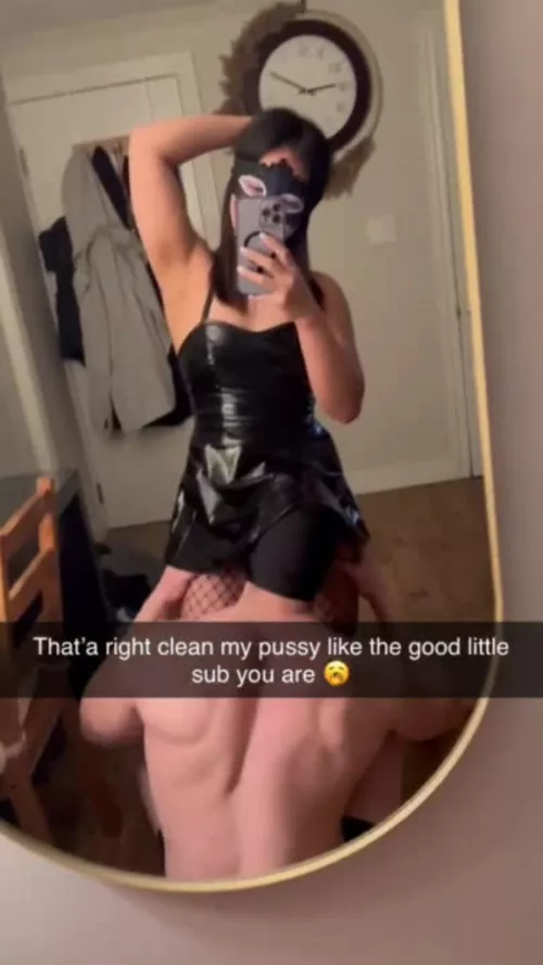 Would you get on your knees like this and worship me? by EvelynsLair