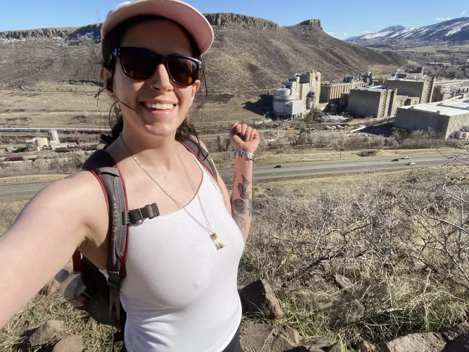 Braless hikes are the best hikes  by Kaceymorghulis