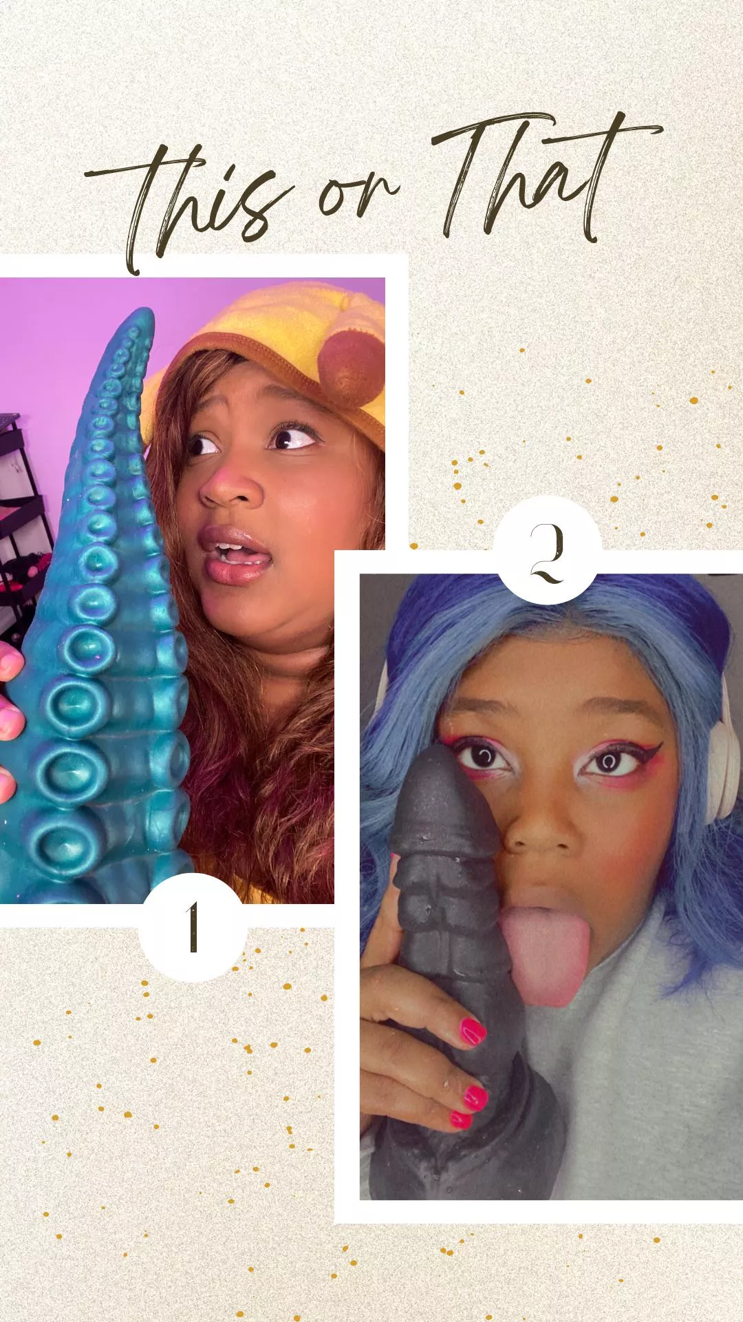 Choose your favorite 🥰 posted by aichablackbbw