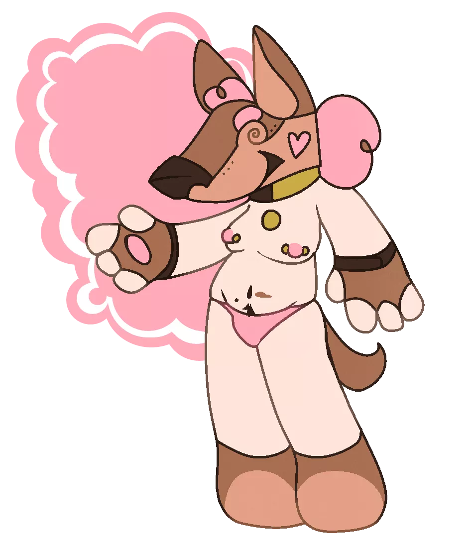 dizzy pup :3 (pup art) posted by PuppyWannaPlay