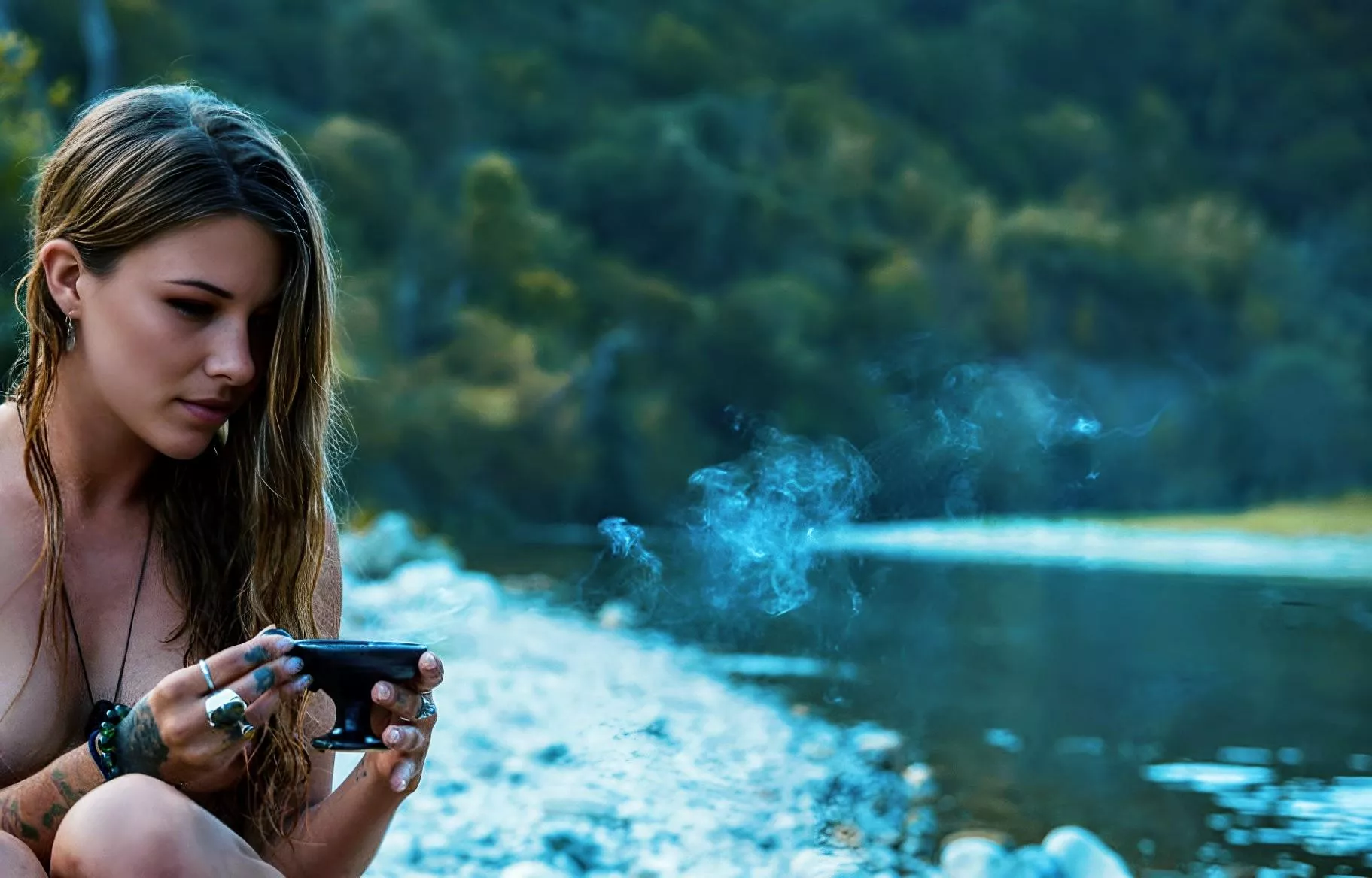 🎵Flow with the water
Let it clean you
Play with the fire
Let it free you
Run with the wind and
Let it breathe you
Sit with the earth and
Let her teach you 🎵 Releasing with Fia in Albanian valleys posted by MagicForestNymph